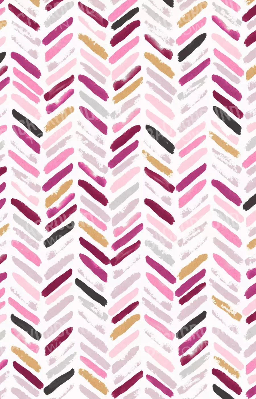 Francine Chevron 8X12 Ultracloth ( 96 X 144 Inch ) Backdrop