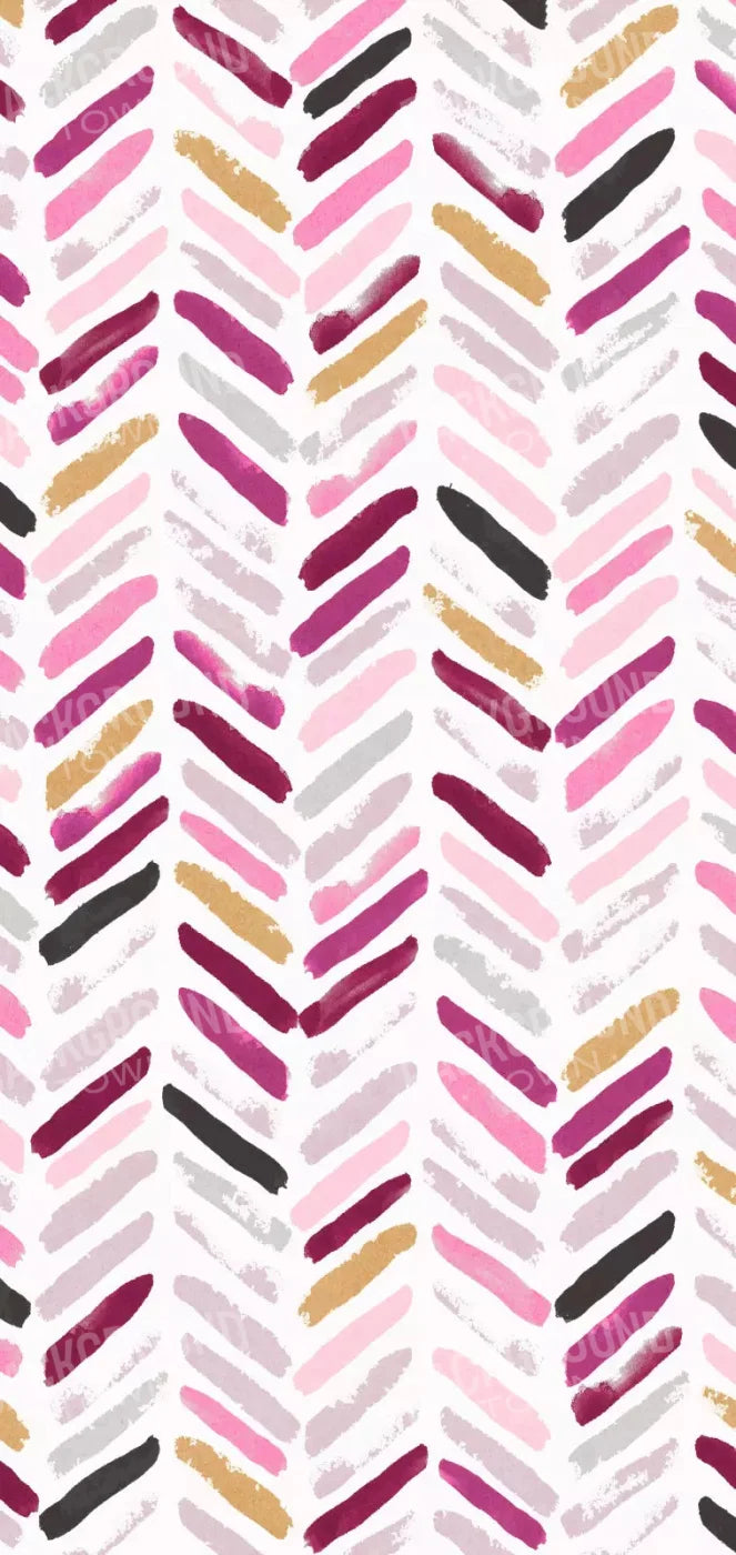 Francine Chevron 8X16 Ultracloth ( 96 X 192 Inch ) Backdrop
