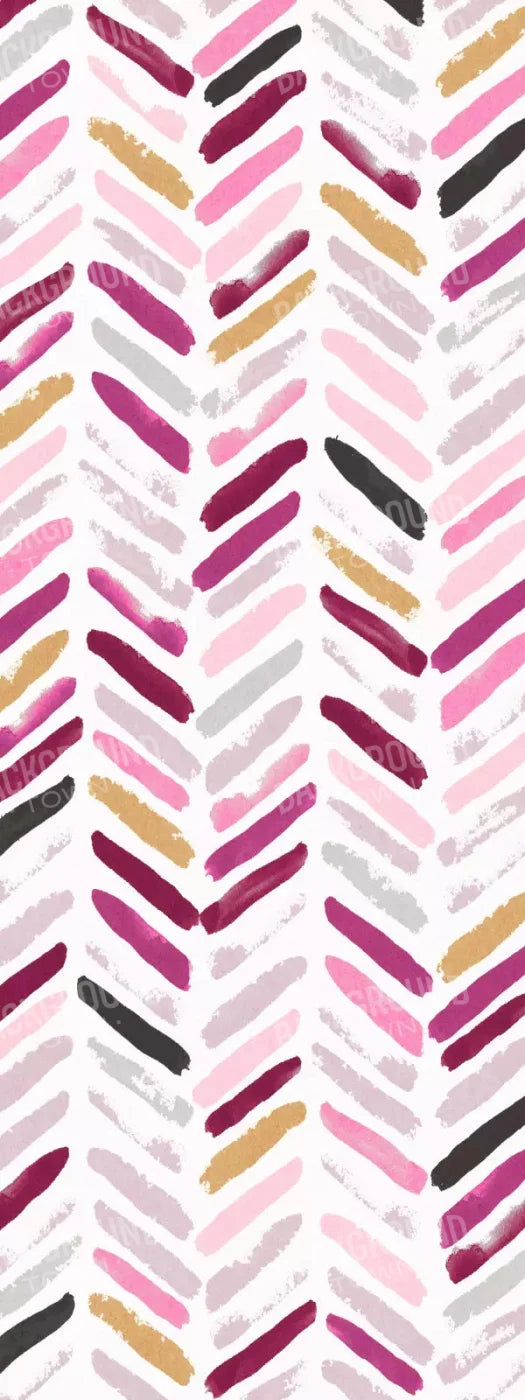 Francine Chevron 8X20 Ultracloth ( 96 X 240 Inch ) Backdrop