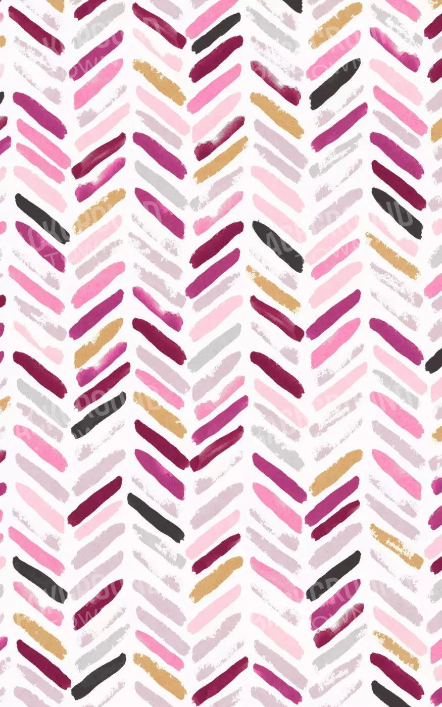 Francine Chevron 9X14 Ultracloth ( 108 X 168 Inch ) Backdrop