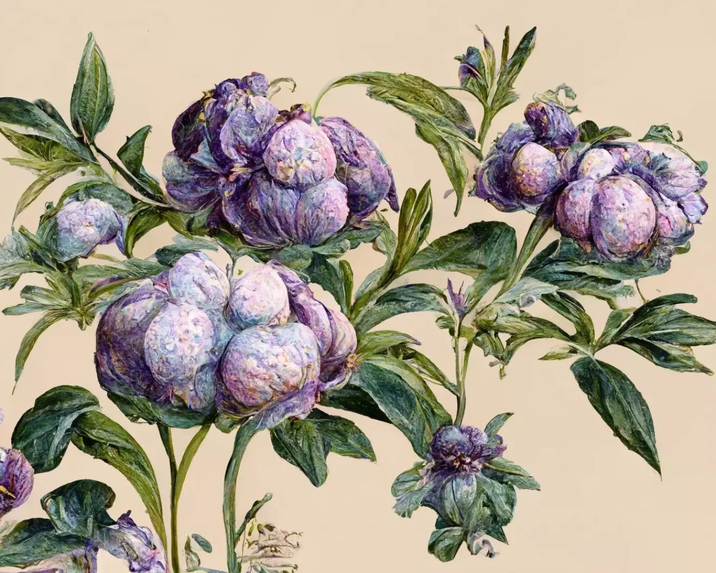 French Botanical 10’X8’ Fleece (120 X 96 Inch) Backdrop