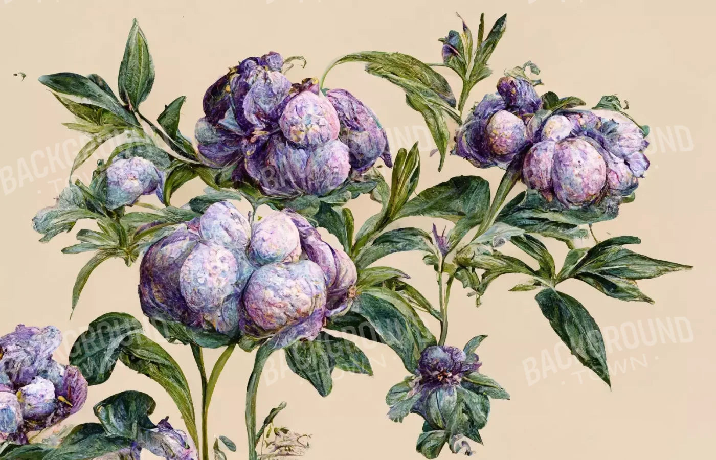 French Botanical 14’X9’ Ultracloth (168 X 108 Inch) Backdrop