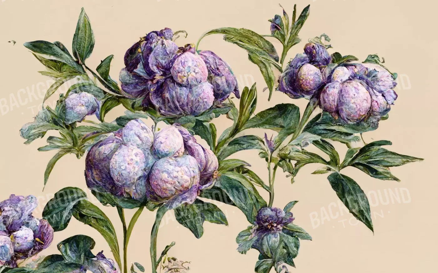 French Botanical 16’X10’ Ultracloth (192 X 120 Inch) Backdrop