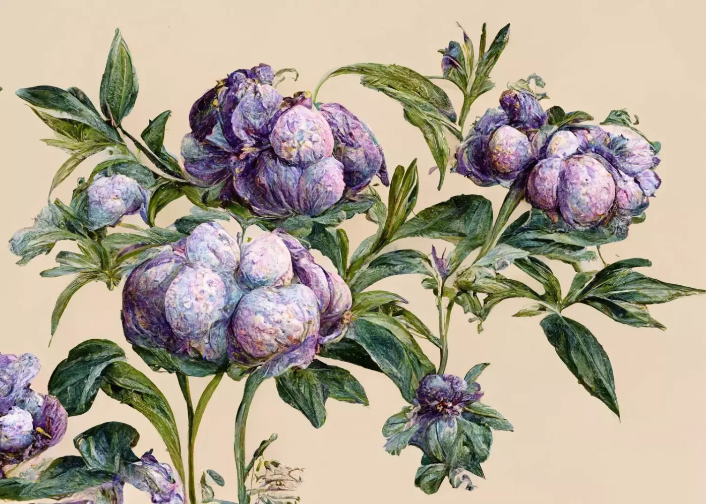French Botanical 7’X5’ Ultracloth (84 X 60 Inch) Backdrop