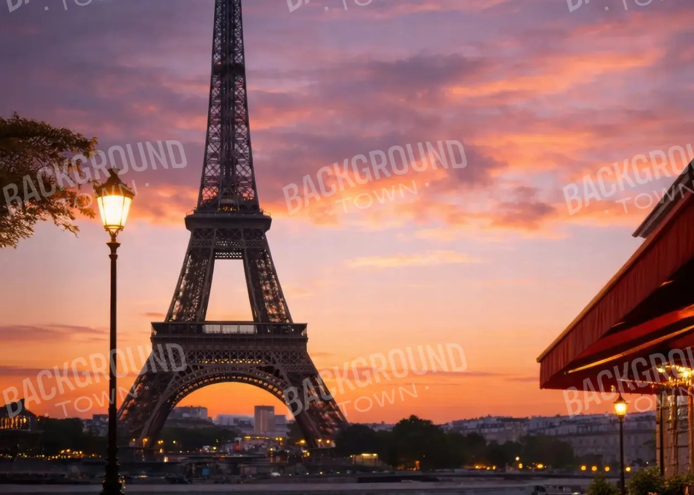 French Sunset 7’x5’ UltraCloth (84 x 60 inch) Backdrop