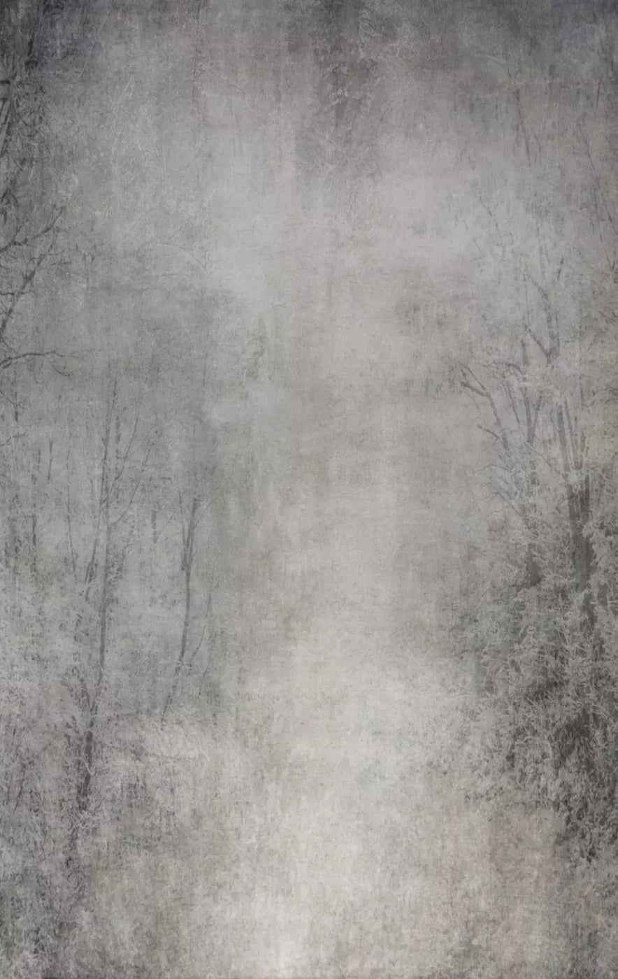 Frosted Trees 10’X16’ Ultracloth (120 X 192 Inch) Backdrop
