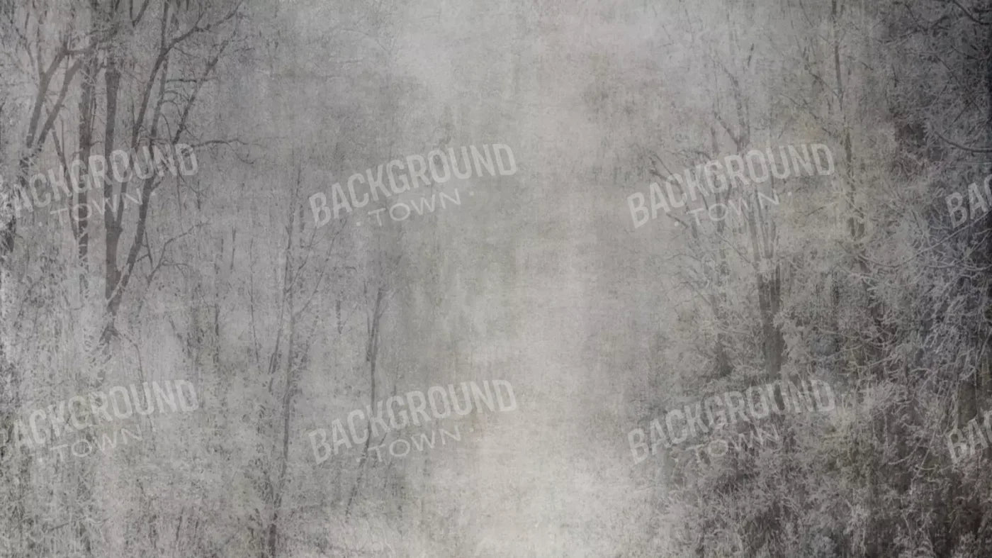 Frosted Trees 14’X8’ Ultracloth (168 X 96 Inch) Backdrop