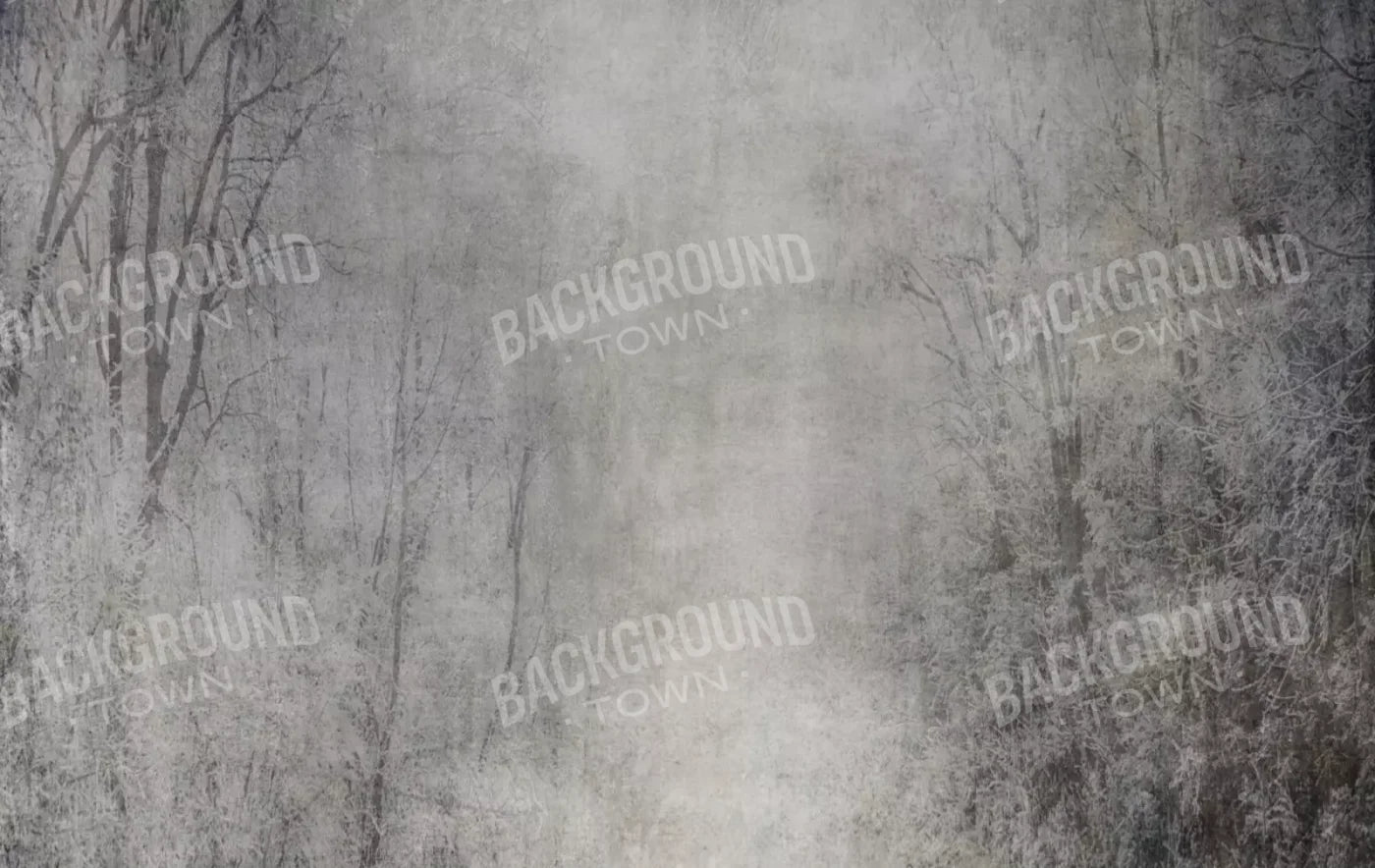 Frosted Trees 16’X10’ Ultracloth (192 X 120 Inch) Backdrop