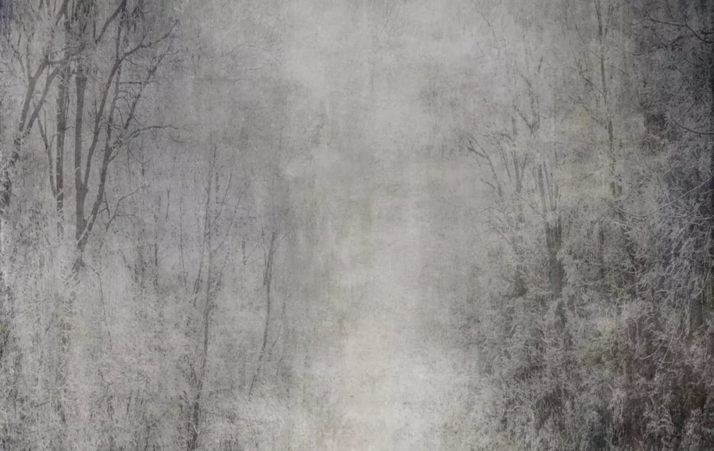 Frosted Trees 16’X10’ Ultracloth (192 X 120 Inch) Backdrop
