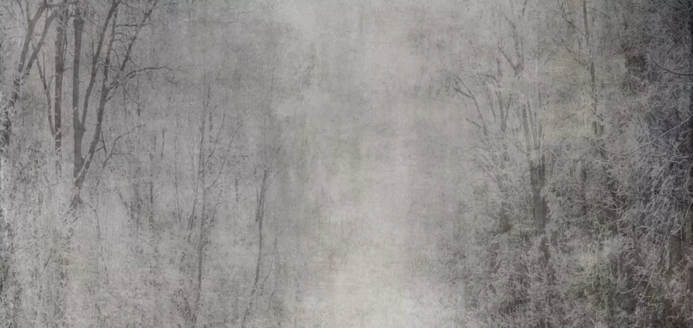 Frosted Trees 16’X8’ Ultracloth (192 X 96 Inch) Backdrop