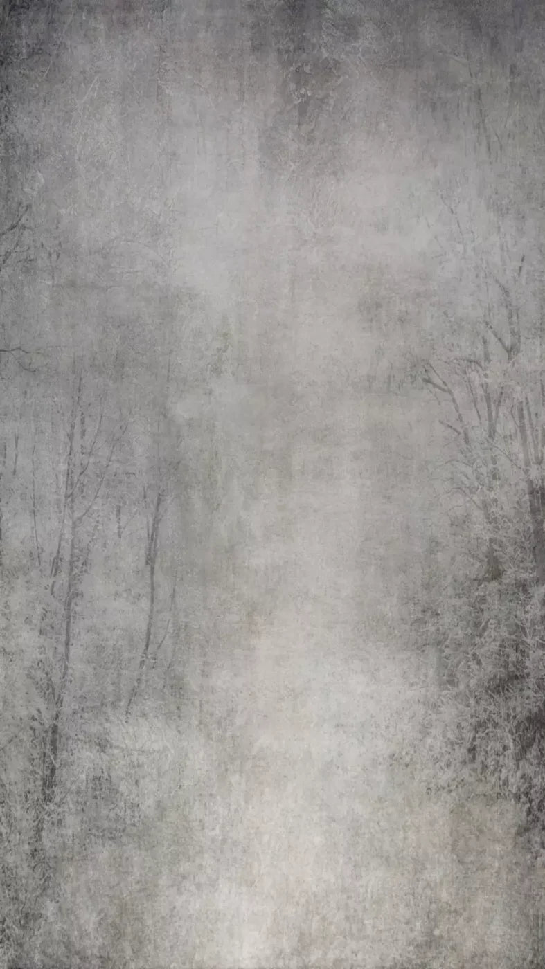 Frosted Trees 8’X14’ Ultracloth (96 X 168 Inch) Backdrop