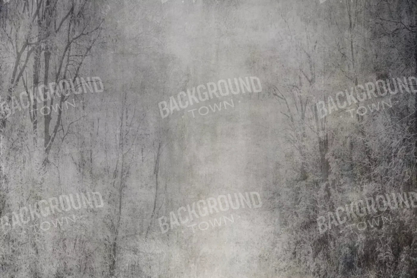 Frosted Trees 8’X5’ Ultracloth (96 X 60 Inch) Backdrop