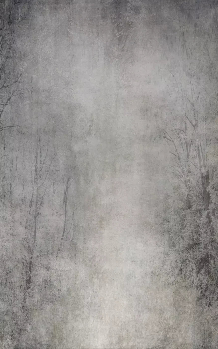 Frosted Trees 9’X14’ Ultracloth (108 X 168 Inch) Backdrop