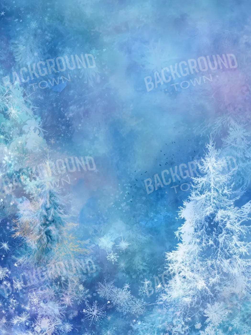 Frozen 5’x6’8 Fleece (60 x 80 inch) Backdrop