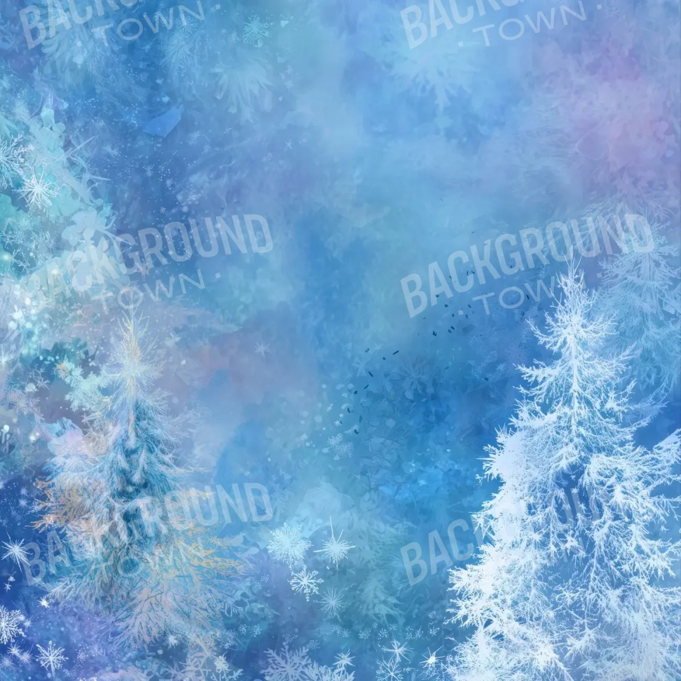 Frozen 8’x8’ Fleece (96 x 96 inch) Backdrop