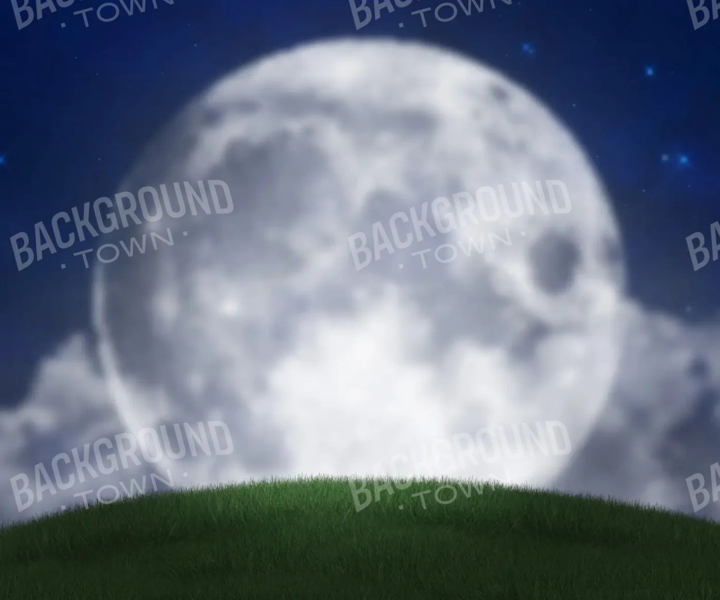 Full Moon Hill 5’x4’2 Fleece (60 x 50 inch) Backdrop