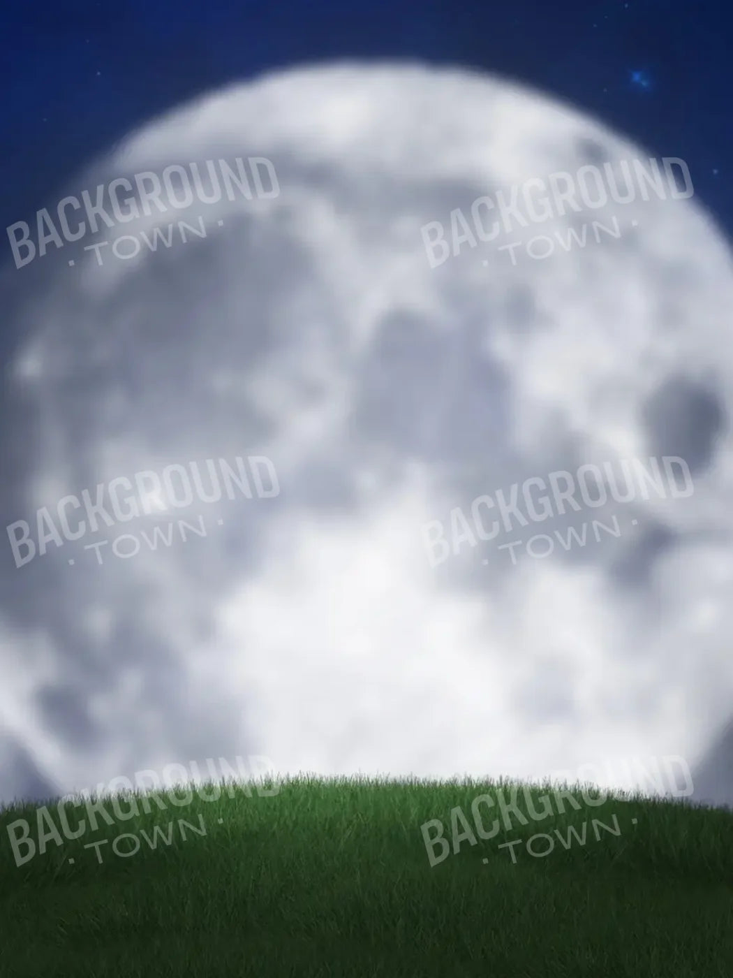 Full Moon Hill 6’x8’ Fleece (72 x 96 inch) Backdrop