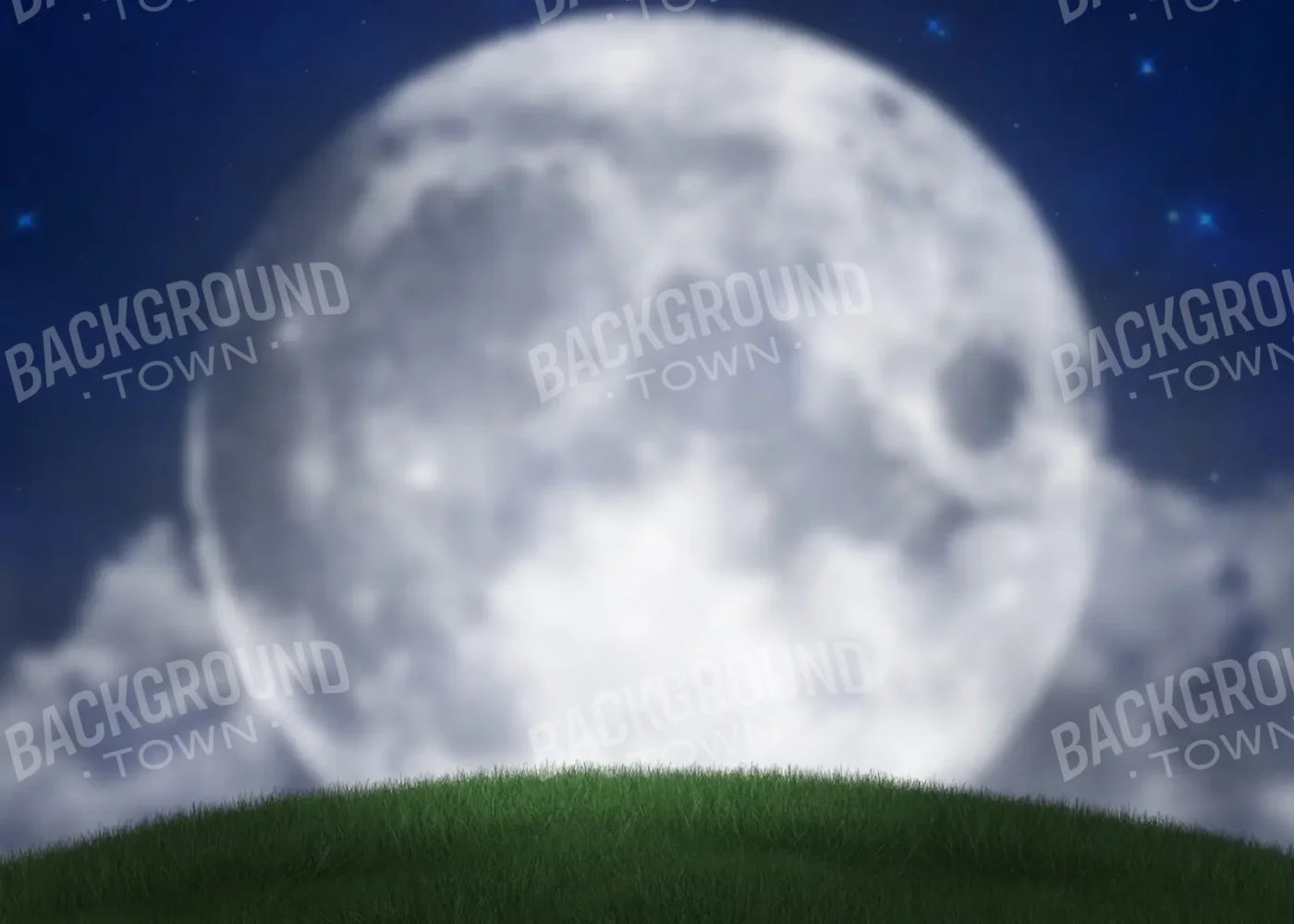 Full Moon Hill 7’x5’ UltraCloth (84 x 60 inch) Backdrop