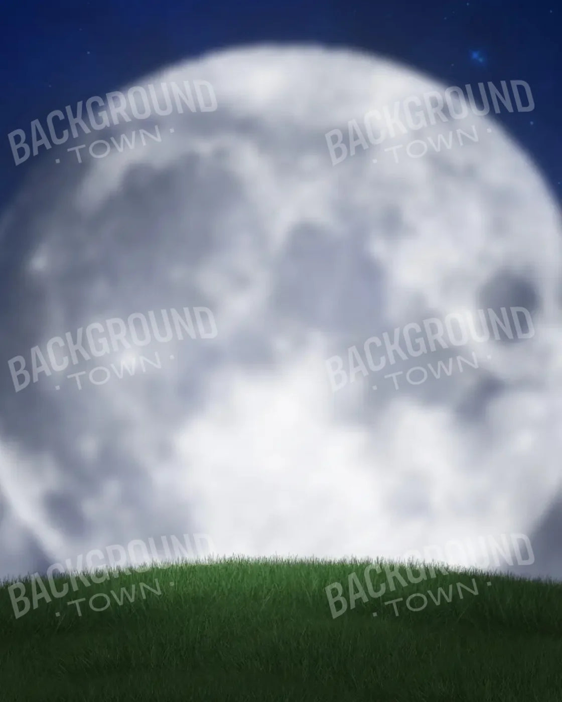 Full Moon Hill 8’x10’ Fleece (96 x 120 inch) Backdrop