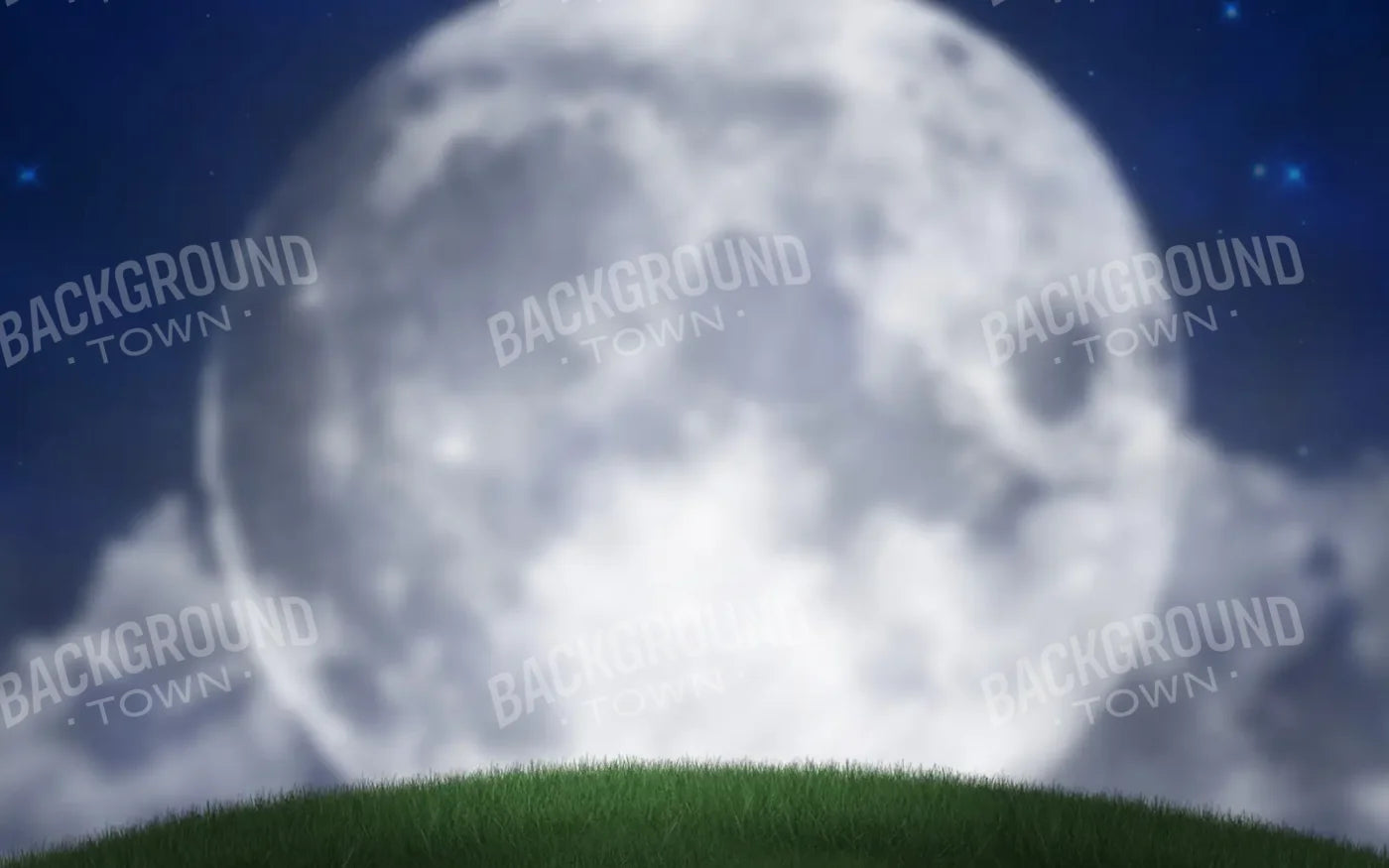 Full Moon Hill 8’x5’ UltraCloth (96 x 60 inch) Backdrop