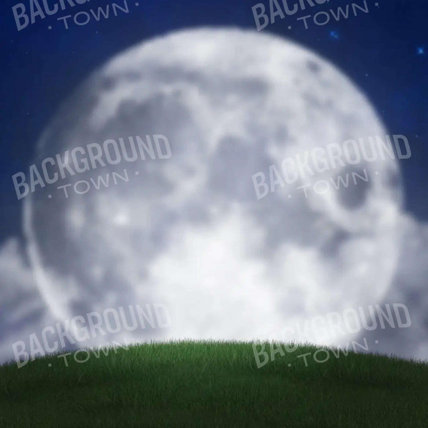 Full Moon Hill 8’x8’ Fleece (96 x 96 inch) Backdrop
