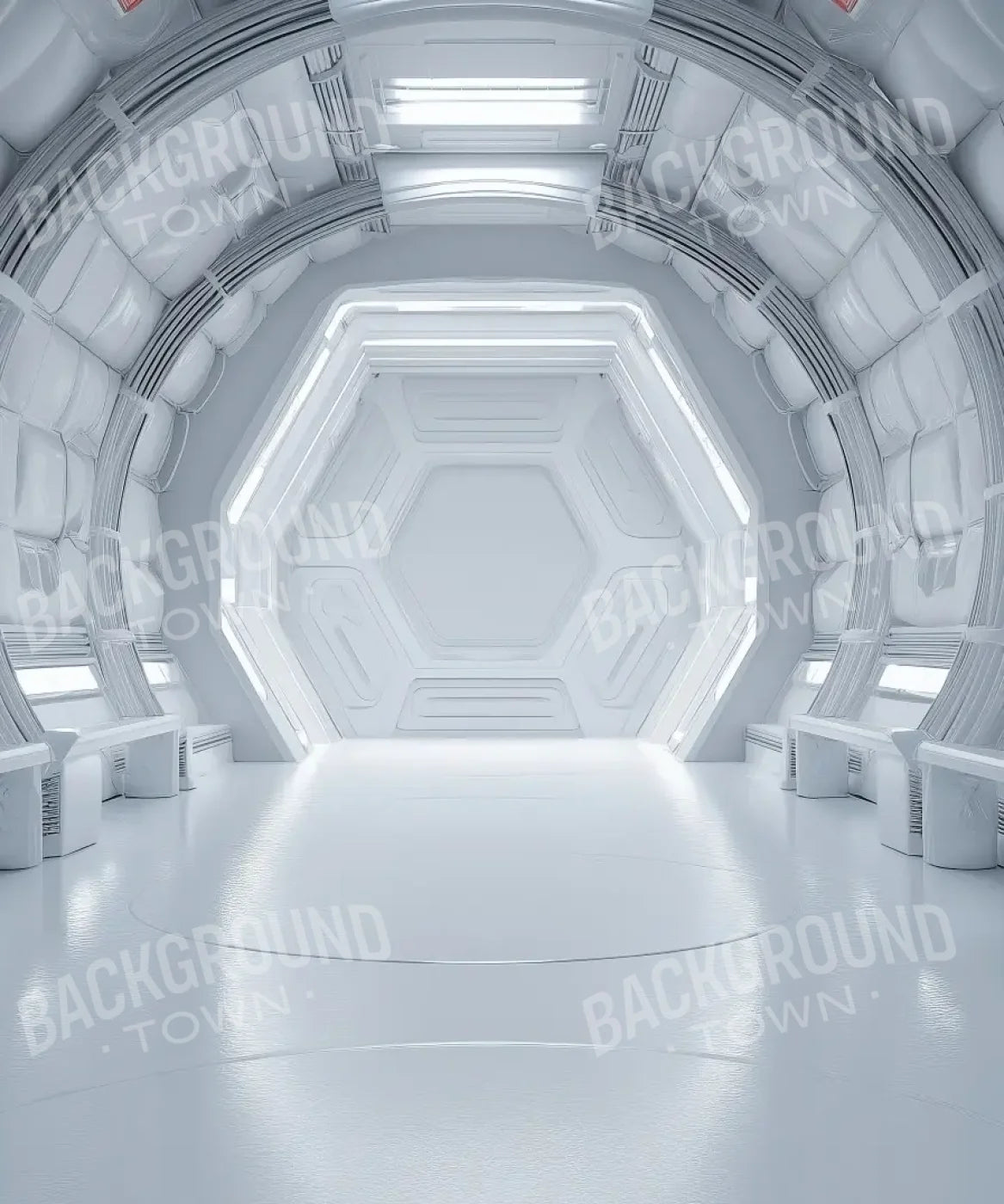 Futuristic Tunnel 10’x12’ UltraCloth (120 x 144 inch) Backdrop