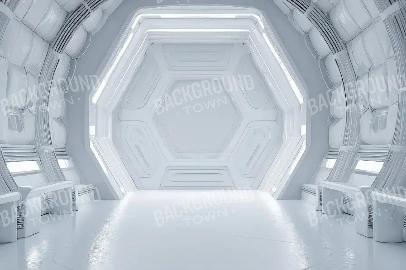 Futuristic Tunnel 12’x8’ UltraCloth (144 x 96 inch) Backdrop