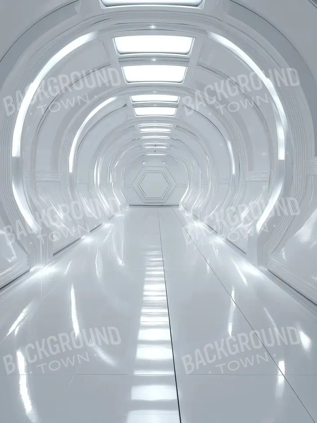 Futuristic Tunnel II 5’x6’8 Fleece (60 x 80 inch) Backdrop