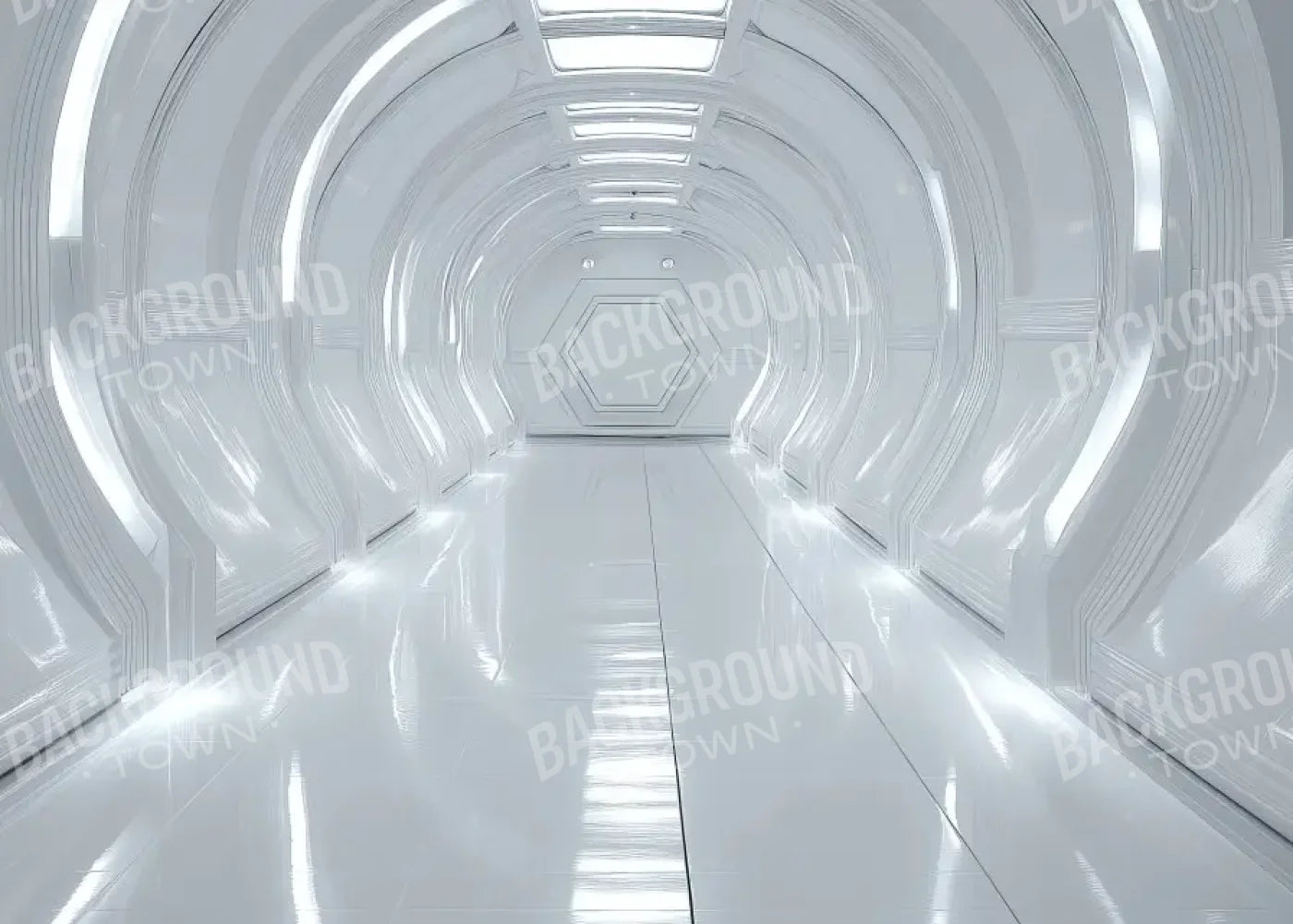 Futuristic Tunnel II 7’x5’ UltraCloth (84 x 60 inch) Backdrop