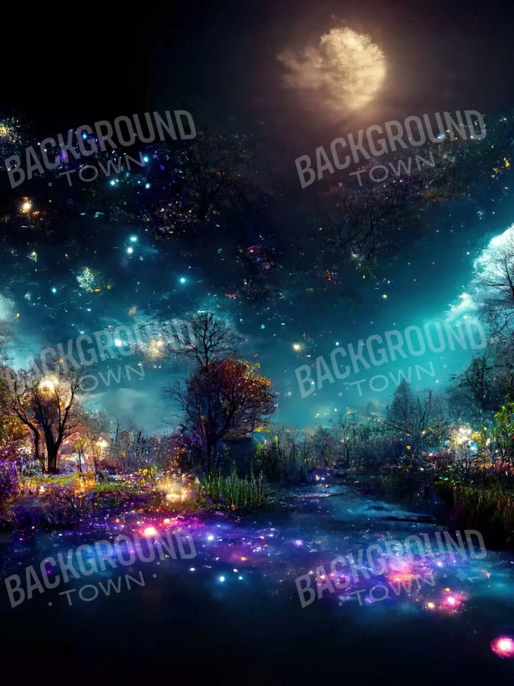 Galaxy Wonderland 5X68 Fleece ( 60 X 80 Inch ) Backdrop