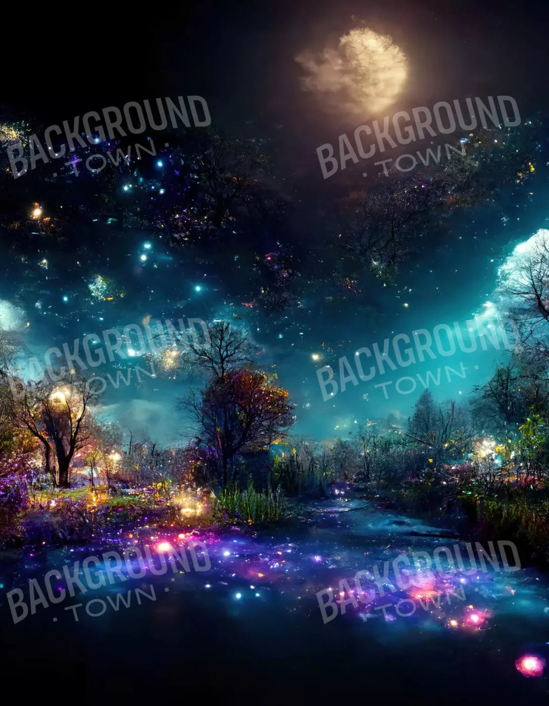 Galaxy Wonderland 6X8 Fleece ( 72 X 96 Inch ) Backdrop