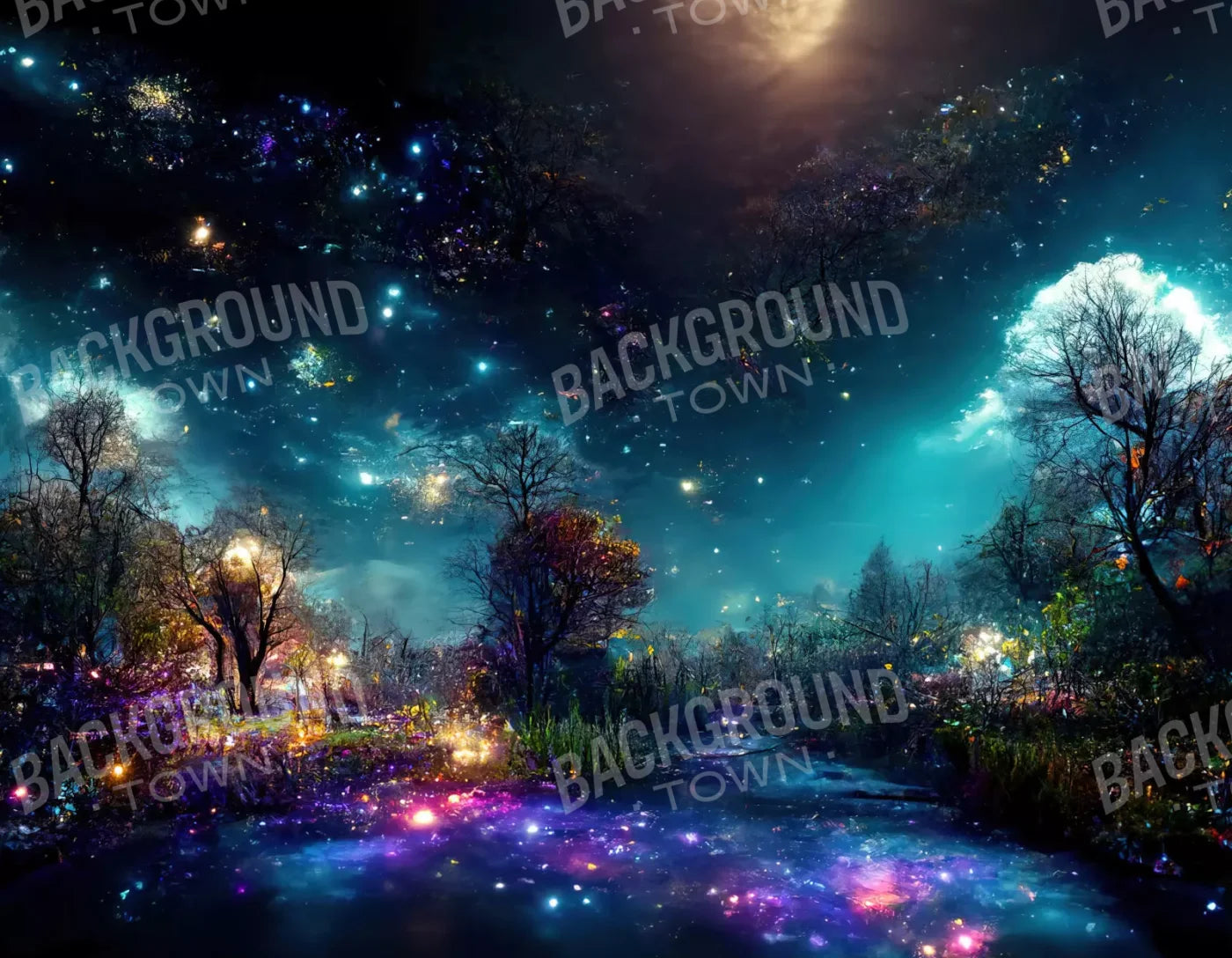 Galaxy Wonderland 8X6 Fleece ( 96 X 72 Inch ) Backdrop