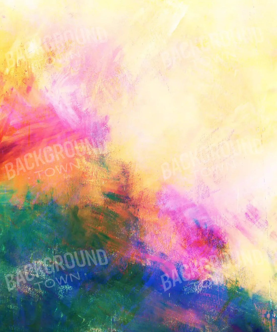 Multi-Color Easter Backdrop for Photography