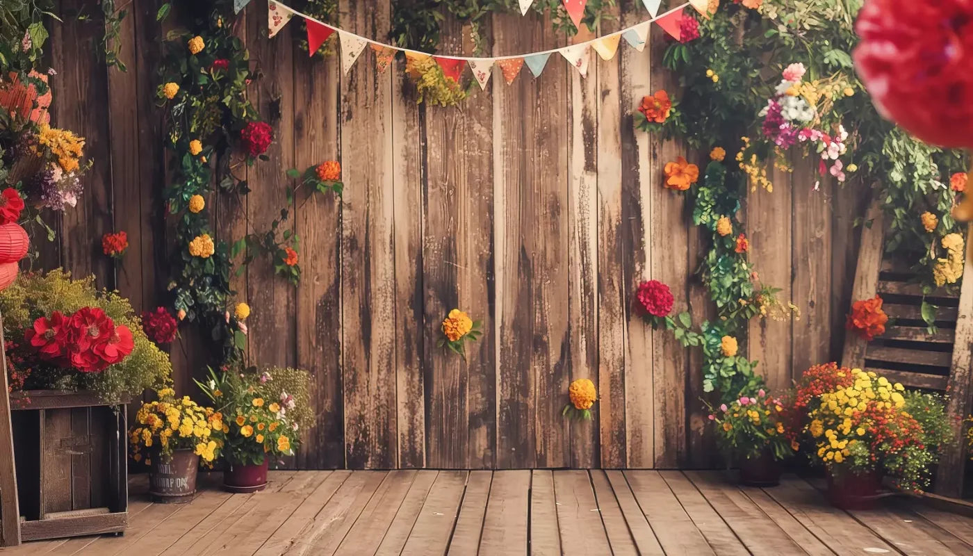 Garden Both 14’X8’ Ultracloth (168 X 96 Inch) Backdrop