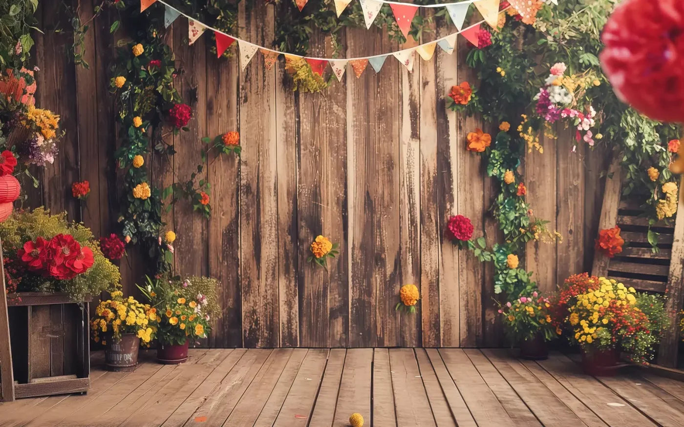 Garden Both 16’X10’ Ultracloth (192 X 120 Inch) Backdrop