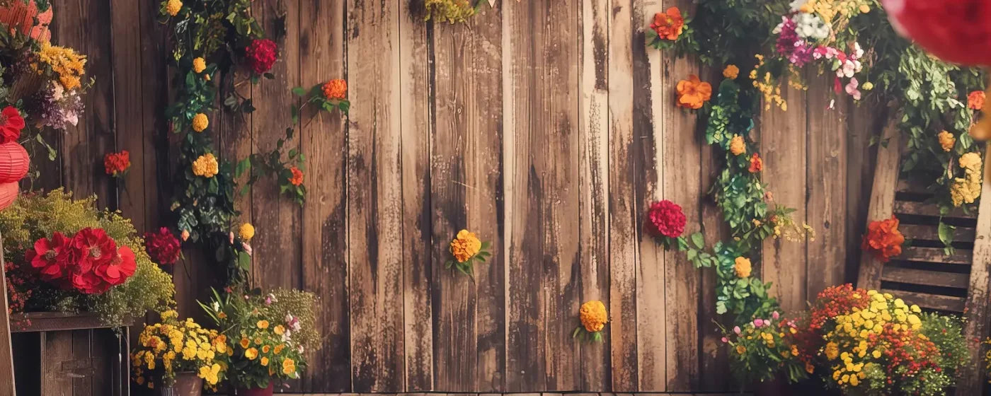 Garden Both 20’X8’ Ultracloth (240 X 96 Inch) Backdrop