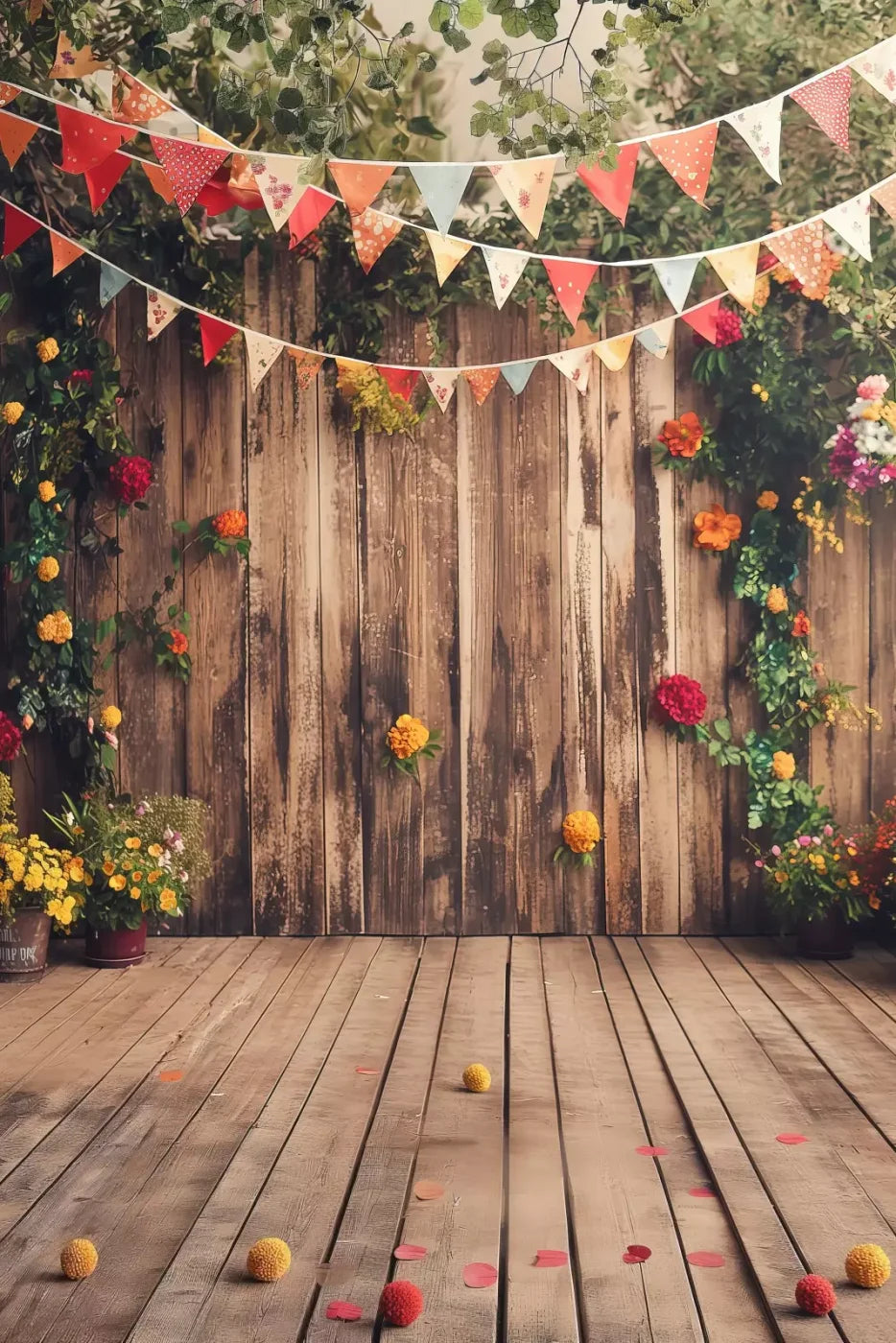 Garden Both 8’X12’ Ultracloth (96 X 144 Inch) Backdrop