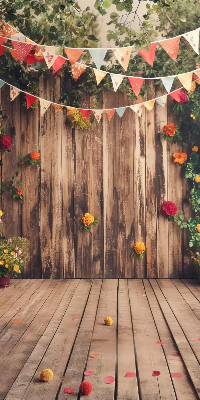 Garden Both 8’X16’ Ultracloth (96 X 192 Inch) Backdrop