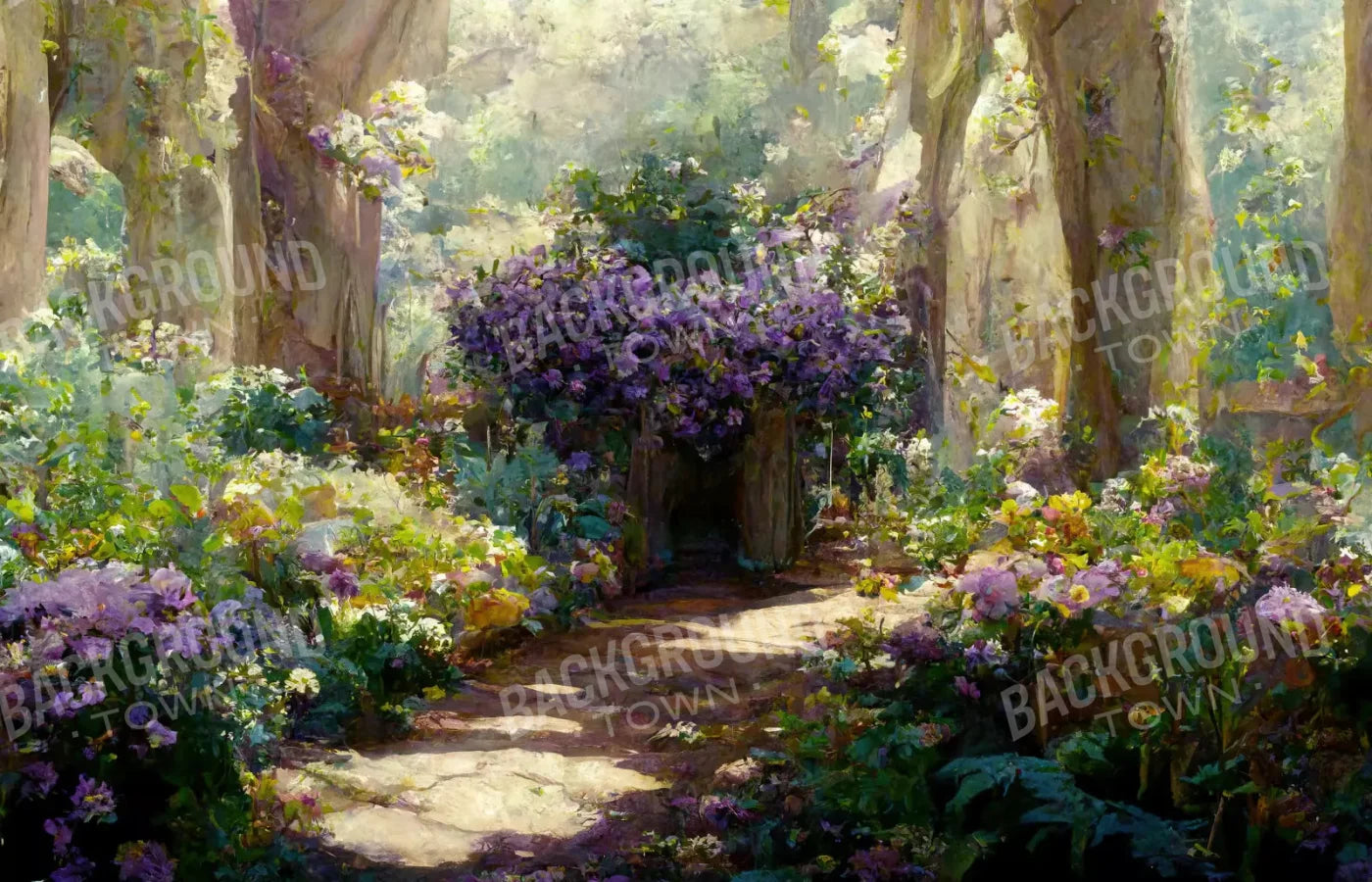 Garden Of Paradise 12X8 Ultracloth ( 144 X 96 Inch ) Backdrop