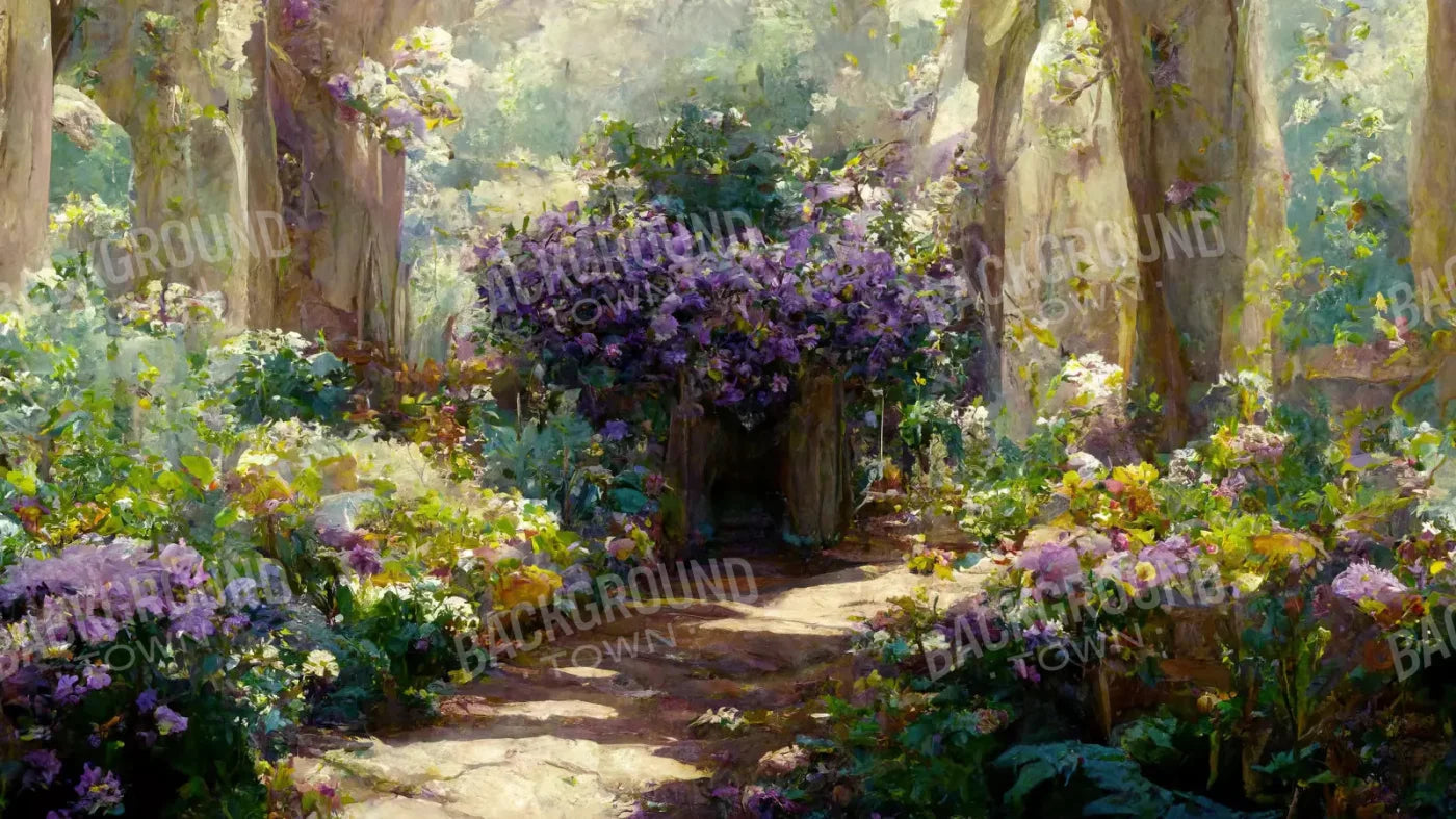 Garden Of Paradise 14X8 Ultracloth ( 168 X 96 Inch ) Backdrop