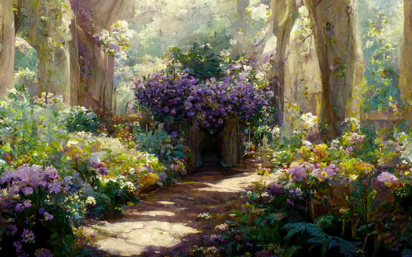 Garden Of Paradise 14X9 Ultracloth ( 168 X 108 Inch ) Backdrop