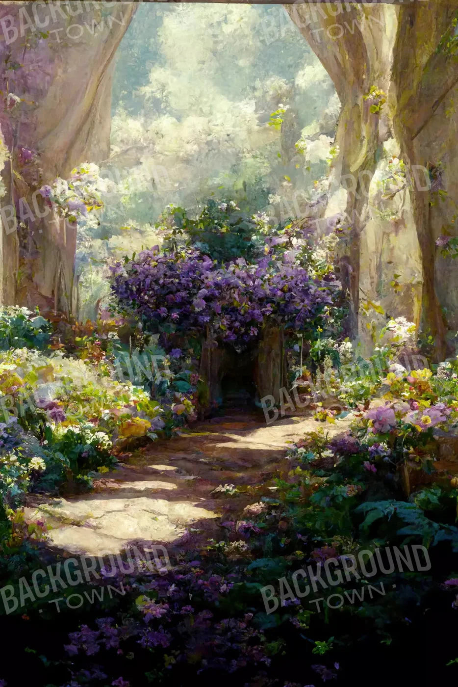 Garden Of Paradise 5X8 Ultracloth ( 60 X 96 Inch ) Backdrop