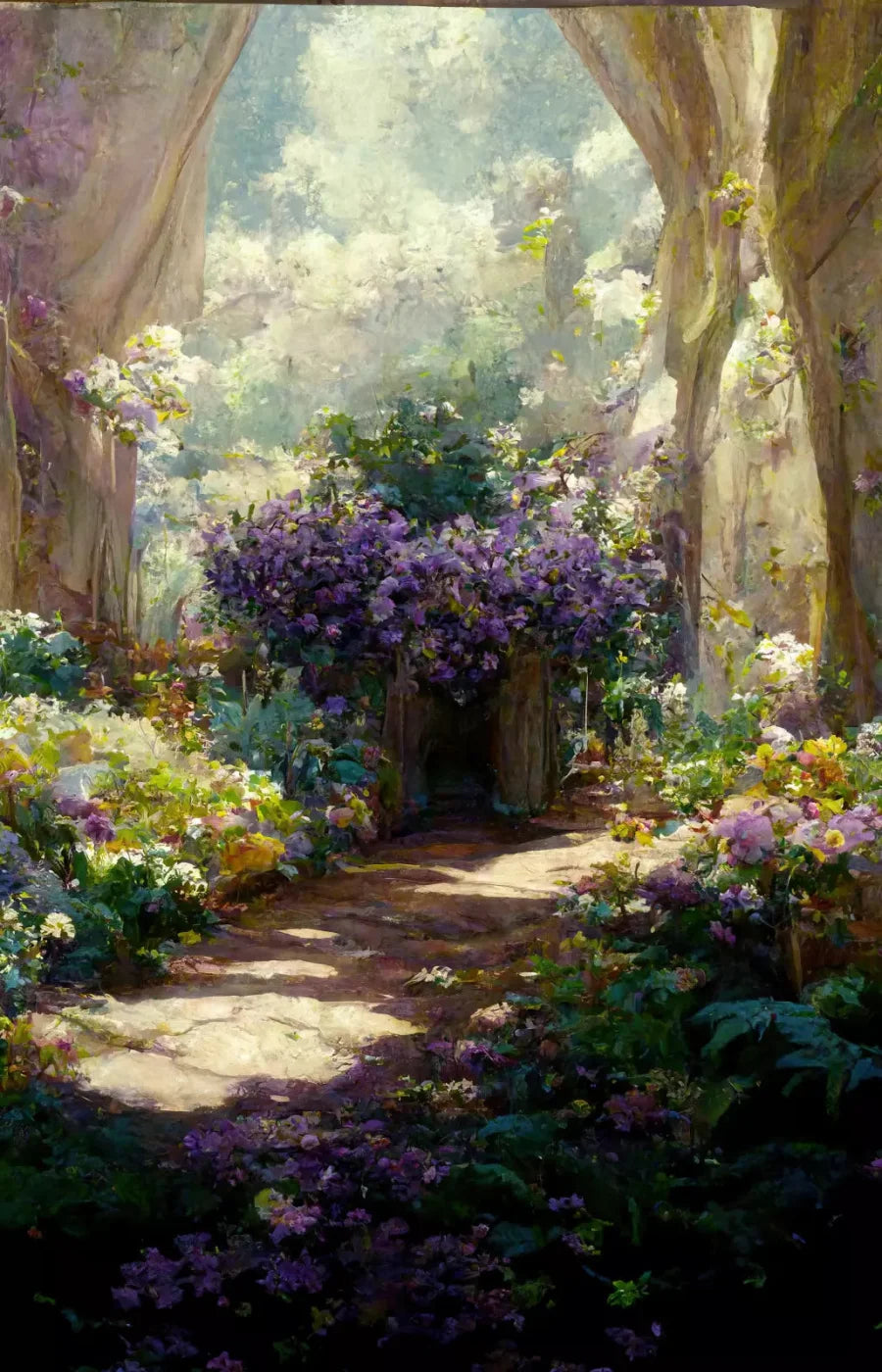 Garden Of Paradise 8X12 Ultracloth ( 96 X 144 Inch ) Backdrop