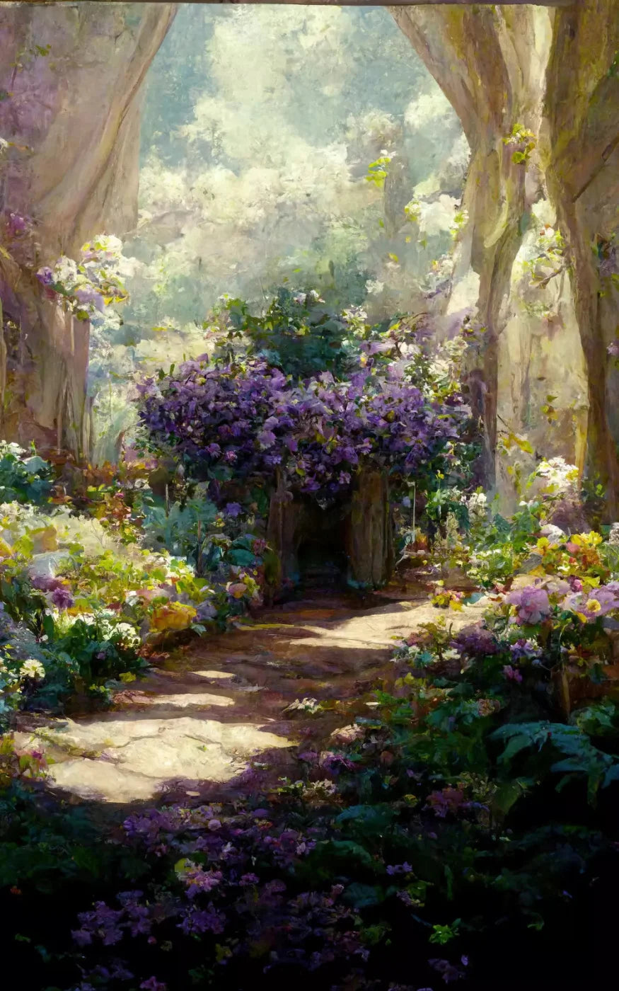 Garden Of Paradise 9X14 Ultracloth ( 108 X 168 Inch ) Backdrop