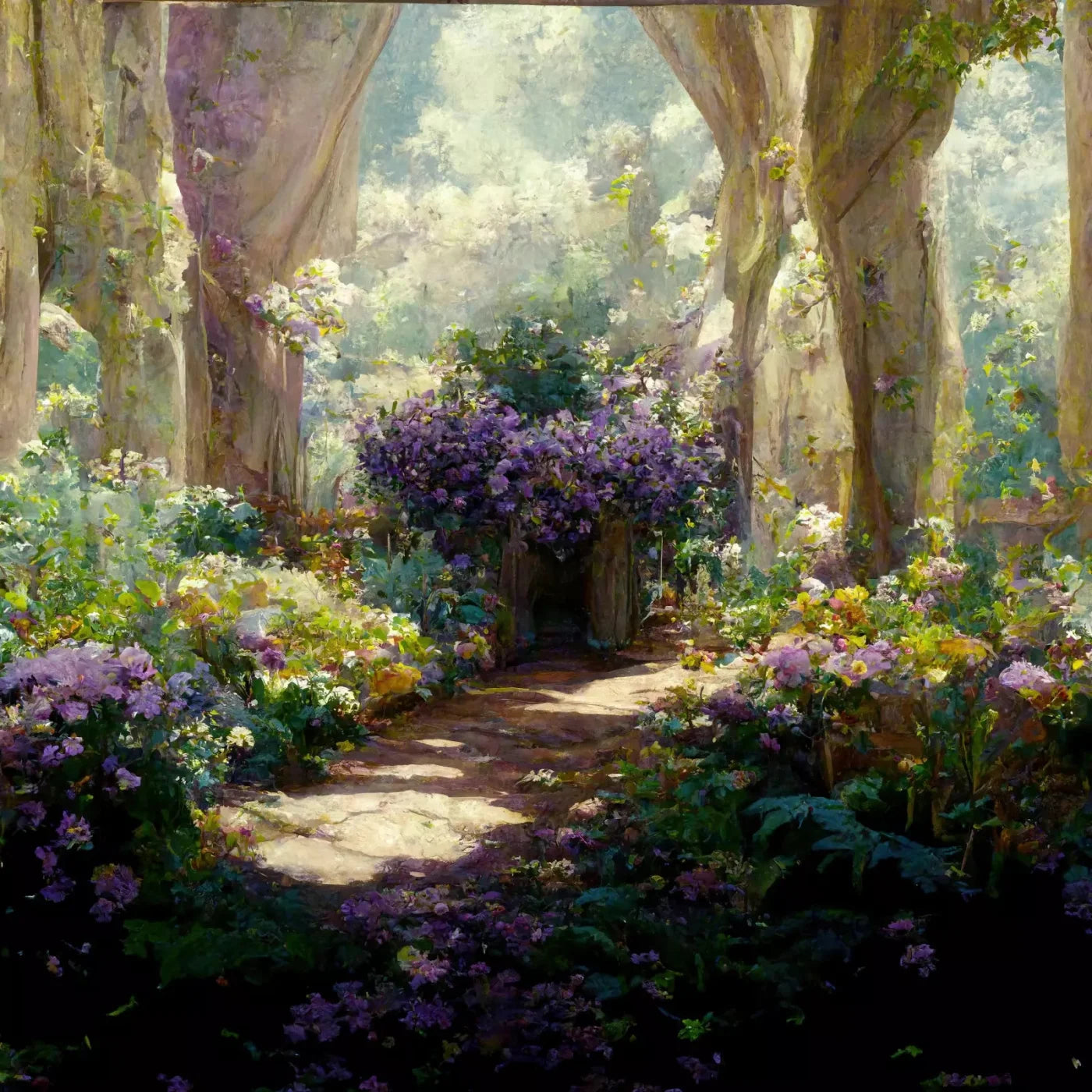 Garden Of Paradise Backdrop