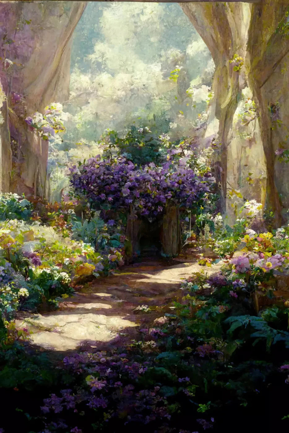 Garden Of Paradise Backdrop