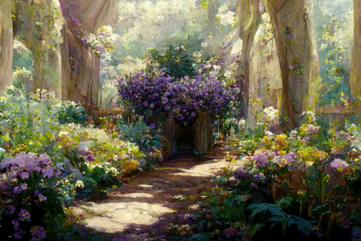 Garden Of Paradise Backdrop