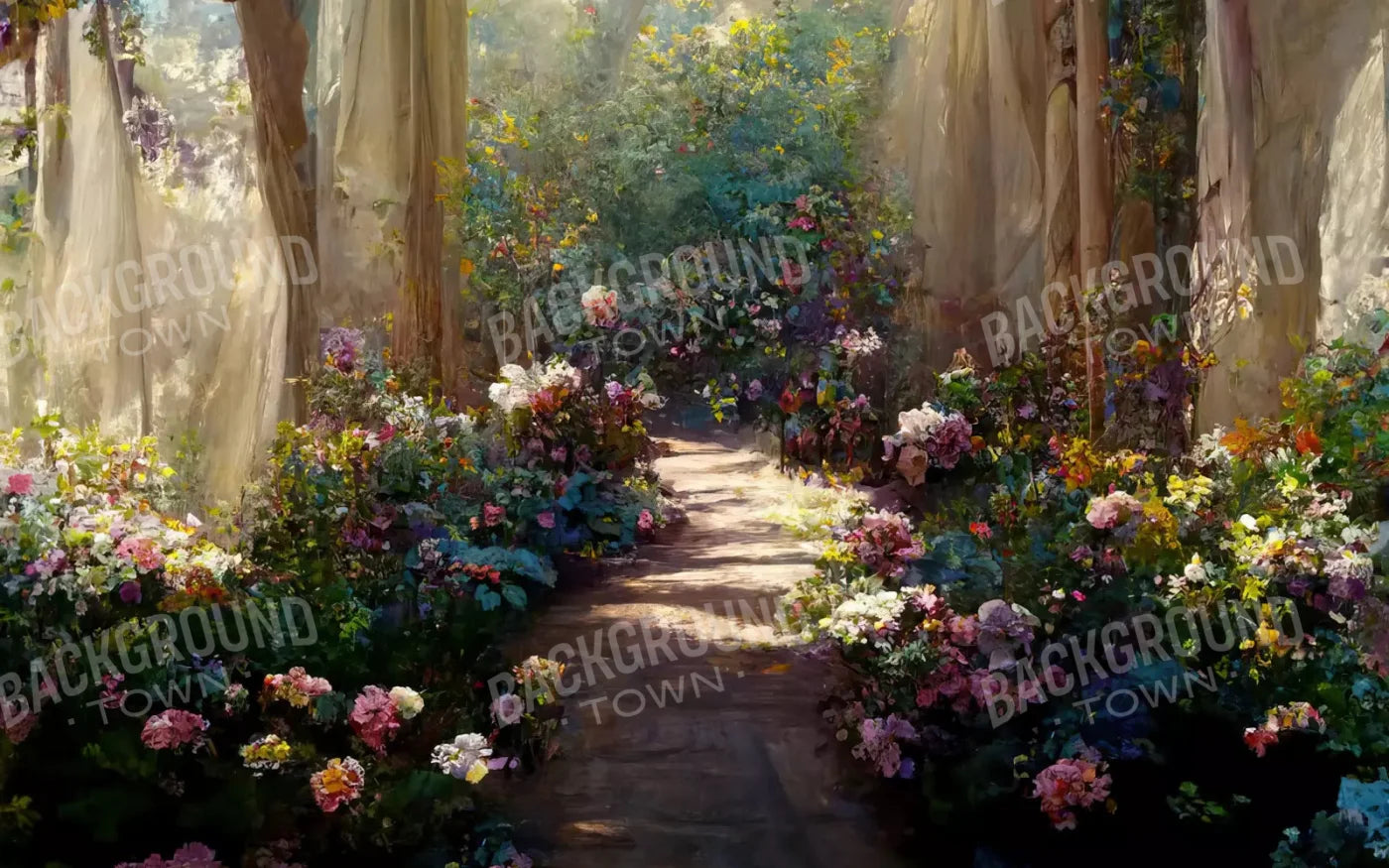 Garden Path 14X9 Ultracloth ( 168 X 108 Inch ) Backdrop