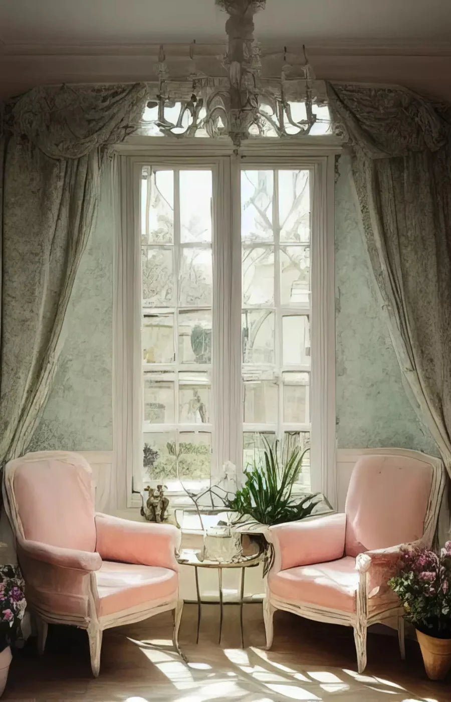 Garden Room I 8X12 Ultracloth ( 96 X 144 Inch ) Backdrop