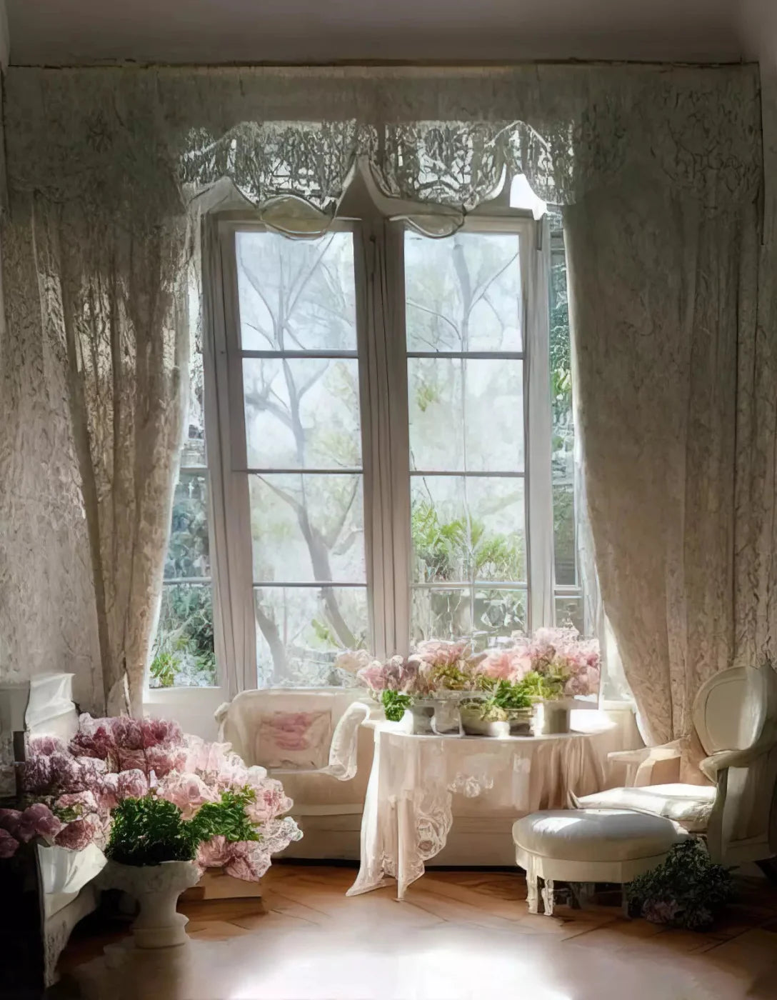 Garden Room Ii 6X8 Fleece ( 72 X 96 Inch ) Backdrop